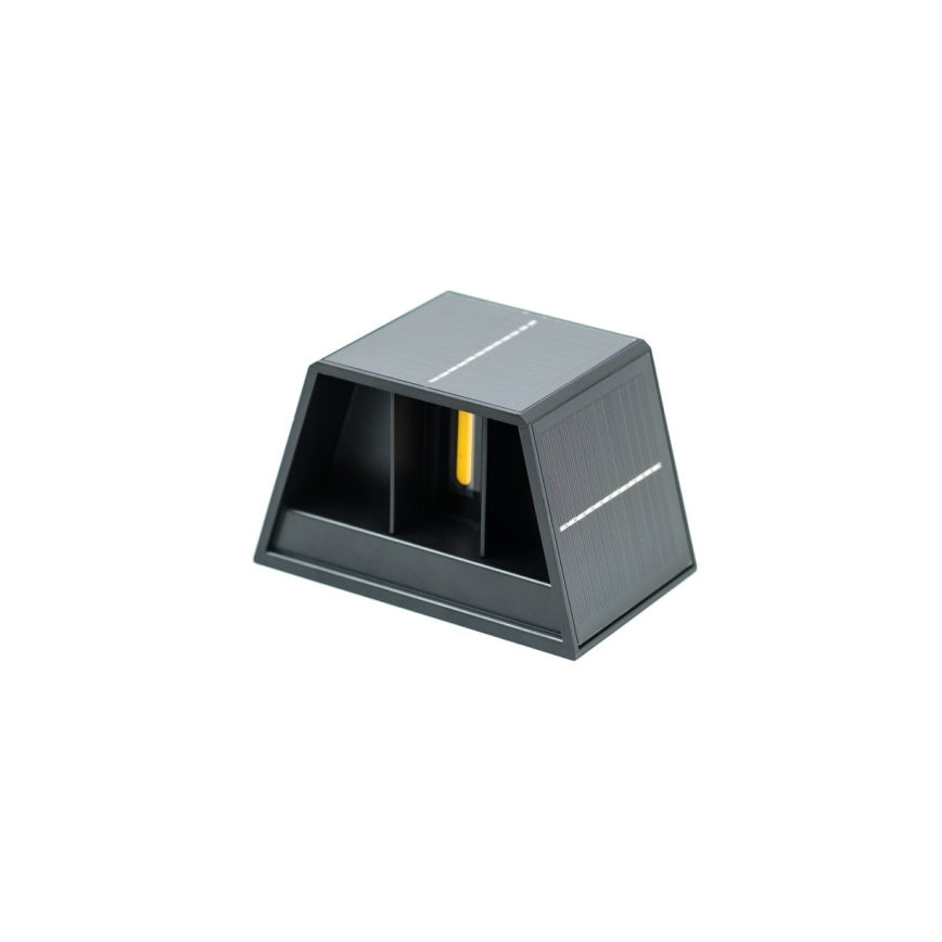 Brilagi - Ηλιακό φωτιστικό τοίχου LED με αισθητήρα SOLAR CUBE LED/2W/3,2V 1300 mAh IP54