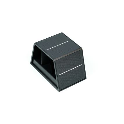 Brilagi - Ηλιακό φωτιστικό τοίχου LED με αισθητήρα SOLAR CUBE LED/2W/3,2V 1300 mAh IP54