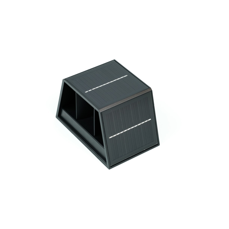 Brilagi - Ηλιακό φωτιστικό τοίχου LED με αισθητήρα SOLAR CUBE LED/2W/3,2V 1300 mAh IP54