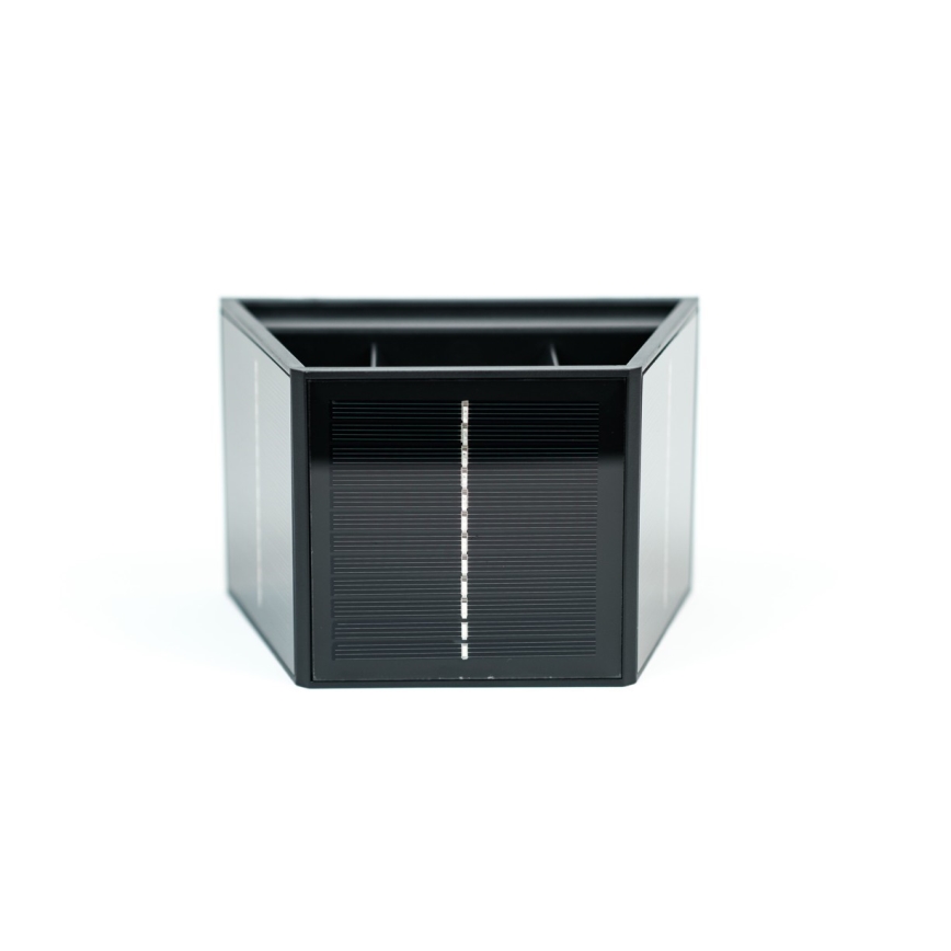 Brilagi - Ηλιακό φωτιστικό τοίχου LED με αισθητήρα SOLAR CUBE LED/2W/3,2V 1300 mAh IP54