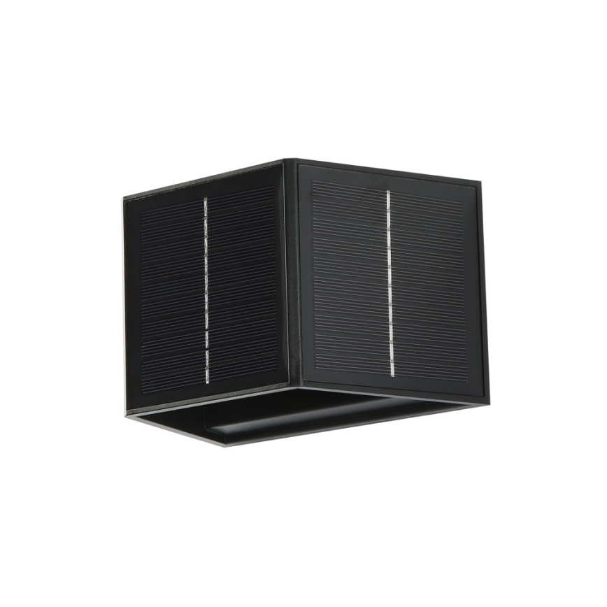 Brilagi - Ηλιακό φωτιστικό τοίχου LED με αισθητήρα SOLAR CUBE LED/2W/3,2V 1300 mAh IP54