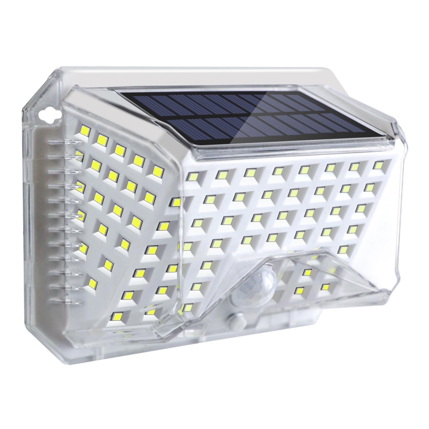 Brilagi - Ηλιακό φωτιστικό τοίχου LED με αισθητήρα WALLIE LED/4W/5,5V 1200 mAh 6500K IP64 ασημί