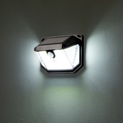 Brilagi - Ηλιακό φωτιστικό τοίχου LED με αισθητήρα WALLIE LED/4W/5,5V 1200mAh 6500K IP65