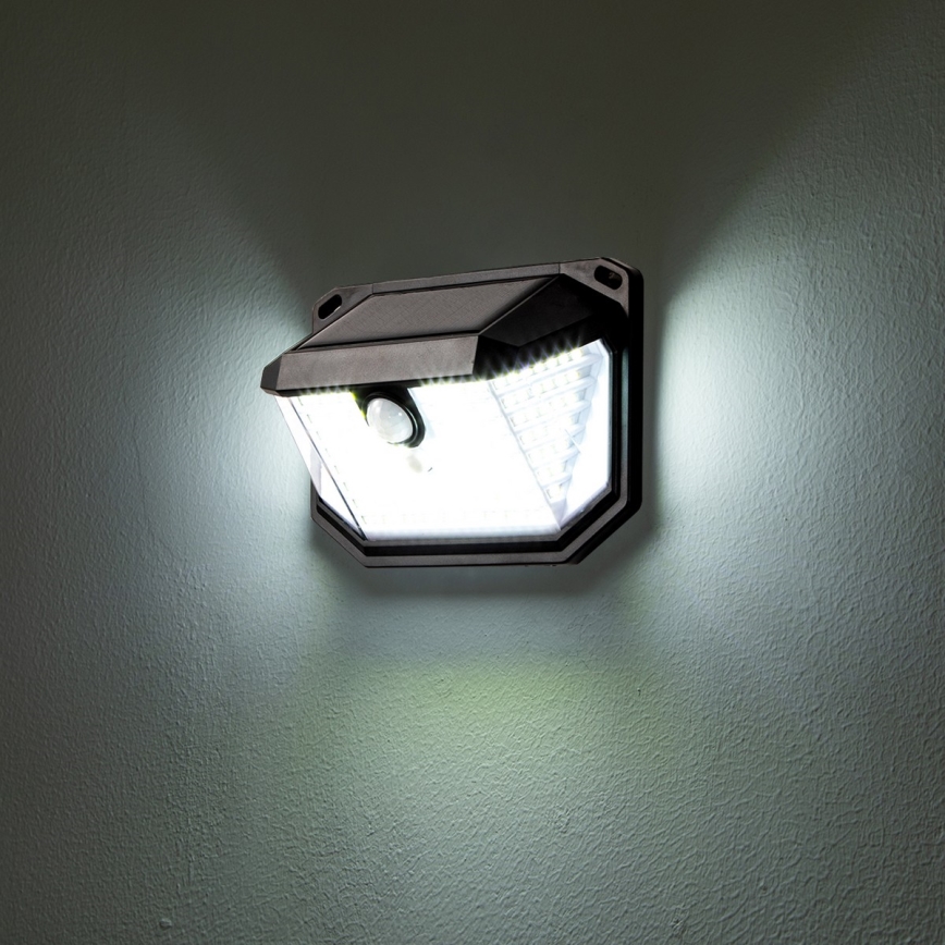 Brilagi - Ηλιακό φωτιστικό τοίχου LED με αισθητήρα WALLIE LED/4W/5,5V 1200mAh 6500K IP65