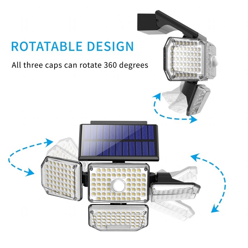 Brilagi - Ηλιακό φωτιστικό τοίχου LED με αισθητήρα WALLIE LED/5W/5,5V IP65