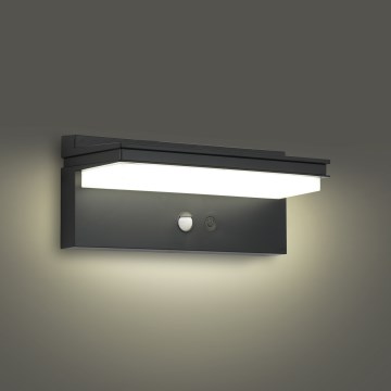 Brilagi - Ηλιακό φωτιστικό τοίχου LED με αισθητήρα ΗΛΙΟΣ SENSE LED/10W/3,7V 4000 mAh IP44