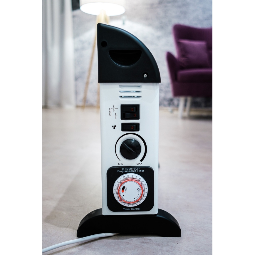 Brilagi - Θερμοπομπός 750/1250/2000W με χρονοδιακόπτη/θερμοστάτη