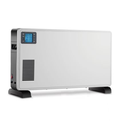 Brilagi -  Θερμοπομπός 1000/1300/2300W LCD/χρονοδιακόπτης/TURBO/ηλεκτρονικός θερμοστάτης λευκό+ RC