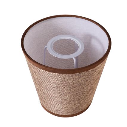 Brilagi - Καπέλο φωτιστικού universal NUBILA E27 13x9 cm καφέ