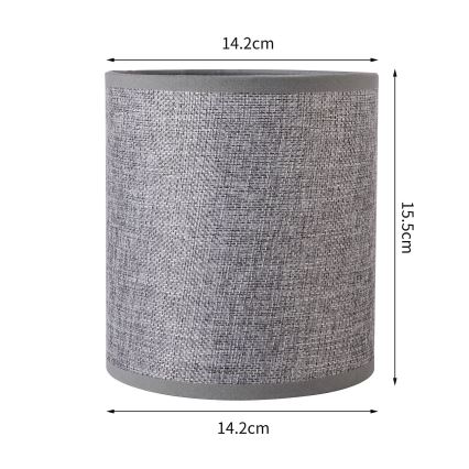 Brilagi - Universal φωτιστικό NUBILA E27 15,5x14 εκ. γκρι