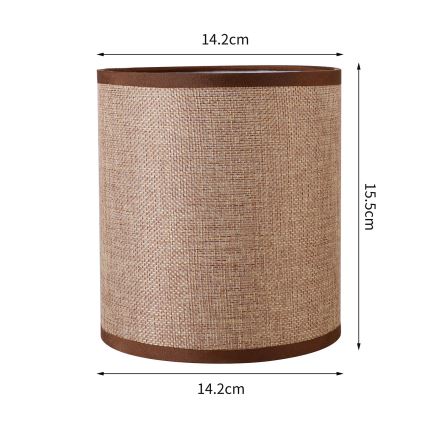 Brilagi - Universal φωτιστικό NUBILA E27 15,5x14 εκ. καφέ