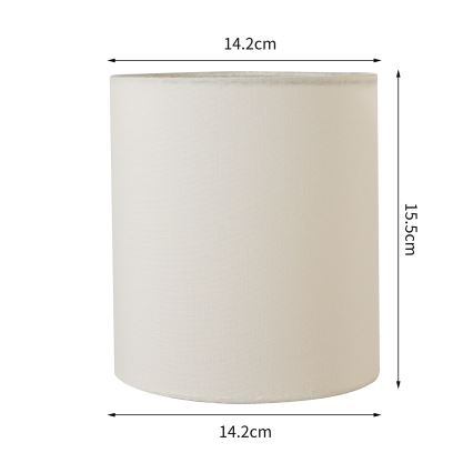Brilagi - Καπέλο φωτιστικού universal NUBILA E27 15,5x14 εκ. κρεμ