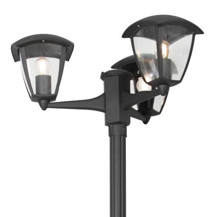 Brilagi - Κολώνα φανάρι LED εξωτερικού χώρου LUNA 3xE27/60W/230V IP44