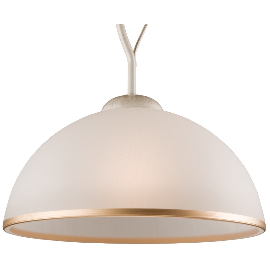 Brilagi - Κρεμαστό πολύφωτο LED ANTICO 1xE27/60W/230V λευκή πατίνα