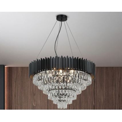 Brilagi - Κρεμαστό φωτιστικό με καλώδιο CARLOS 11xE14/40W/230V διάμ. 80 εκ.