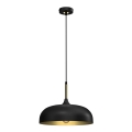Brilagi - Κρεμαστό φωτιστικό οροφής ABRAHAM 1xE27/60W/230V διάμετρος 35 cm μαύρο