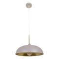 Brilagi - Κρεμαστό φωτιστικό οροφής ABRAHAM 1xE27/60W/230V διάμετρος 35 cm μπεζ