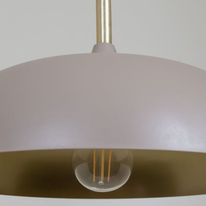 Brilagi - Κρεμαστό φωτιστικό οροφής ABRAHAM 1xE27/60W/230V διάμετρος 35 cm μπεζ
