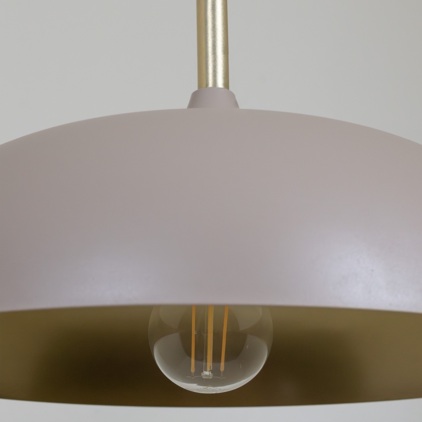 Brilagi - Κρεμαστό φωτιστικό οροφής ABRAHAM 1xE27/60W/230V διάμετρος 35 cm μπεζ