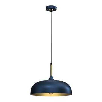 Brilagi - Κρεμαστό φωτιστικό οροφής ABRAHAM 1xE27/60W/230V διάμετρος 35 cm μπλε