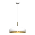 Brilagi - Κρεμαστό φωτιστικό οροφής ABRAHAM 1xE27/60W/230V διάμετρος 45 cm λευκό