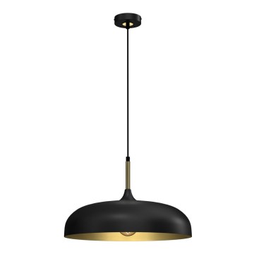 Brilagi - Κρεμαστό φωτιστικό οροφής ABRAHAM 1xE27/60W/230V διάμετρος 45 cm μαύρο