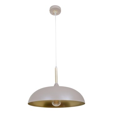 Brilagi - Κρεμαστό φωτιστικό οροφής ABRAHAM 1xE27/60W/230V διάμετρος 45 cm μπεζ