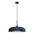 Brilagi - Κρεμαστό φωτιστικό οροφής ABRAHAM 1xE27/60W/230V διάμετρος 45 cm μπλε