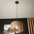Brilagi - Κρεμαστό φωτιστικό οροφής ANTHONY 1xE27/60W/230V δρυς/καφέ