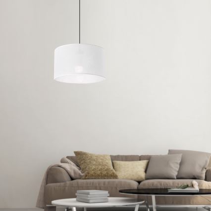 Brilagi - Κρεμαστό φωτιστικό οροφής ANTHONY 1xE27/60W/230V δρυς/λευκό
