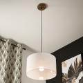 Brilagi - Κρεμαστό φωτιστικό οροφής ANTHONY 1xE27/60W/230V δρυς/λευκό
