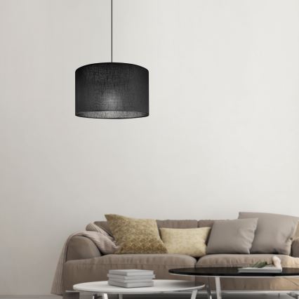Brilagi - Κρεμαστό φωτιστικό οροφής ANTHONY 1xE27/60W/230V δρυς/μαύρο