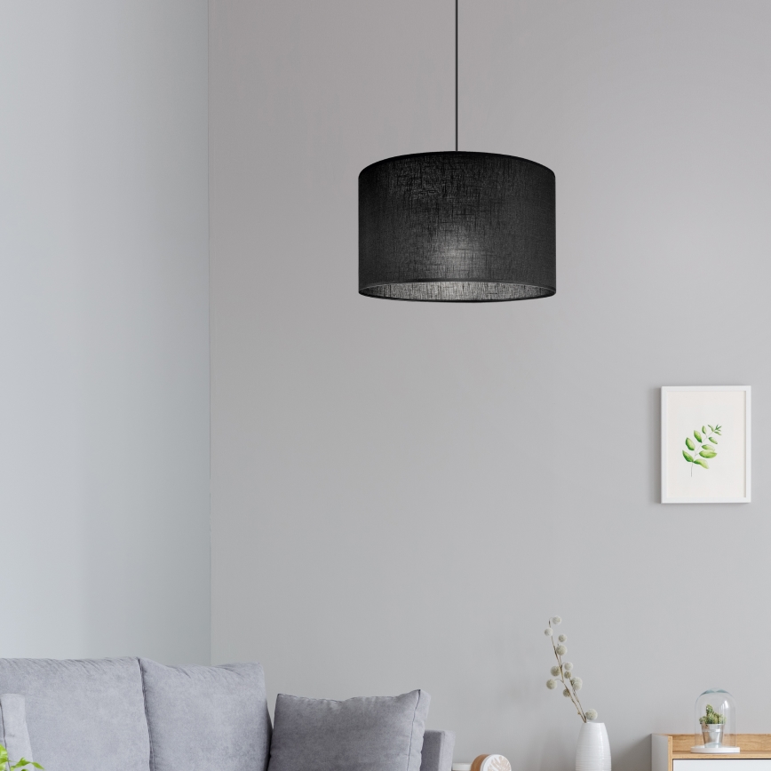 Brilagi - Κρεμαστό φωτιστικό οροφής ANTHONY 1xE27/60W/230V δρυς/μαύρο