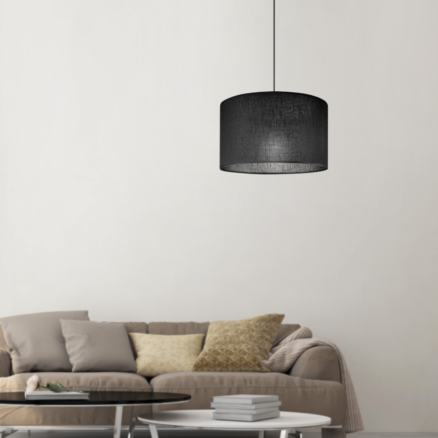 Brilagi - Κρεμαστό φωτιστικό οροφής ANTHONY 1xE27/60W/230V δρυς/μαύρο