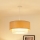 Brilagi - Κρεμαστό φωτιστικό οροφής ARIZONA BOHO 1xE27/15W/230V διάμετρος 45 cm μπεζ/λευκό