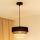Brilagi - Κρεμαστό φωτιστικό οροφής ASPEN LUNETA 1xE27/15W/230V διάμετρος 25 cm μαύρο/μπεζ/κρεμ