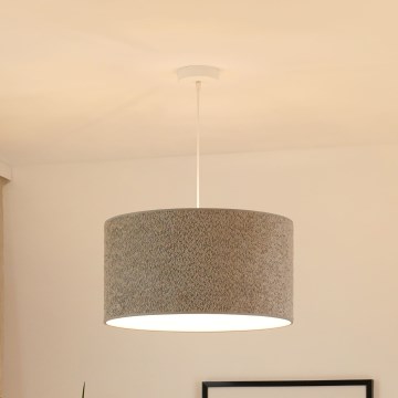 Brilagi - Κρεμαστό φωτιστικό οροφής BOUCLE ROLLER 1xE27/15W/230V διάμετρος 45 cm γκρι