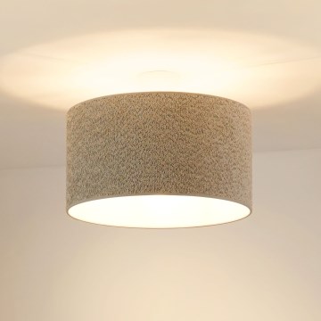 Brilagi - Κρεμαστό φωτιστικό οροφής BOUCLE ROLLER 1xE27/15W/230V διάμετρος 45 cm γκρι
