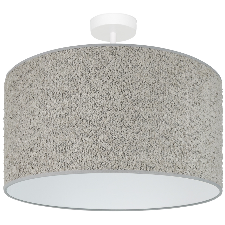 Brilagi - Κρεμαστό φωτιστικό οροφής BOUCLE ROLLER 1xE27/15W/230V διάμετρος 45 cm γκρι
