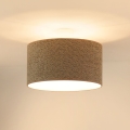 Brilagi - Κρεμαστό φωτιστικό οροφής BOUCLE ROLLER 1xE27/15W/230V διάμετρος 45 cm καφέ
