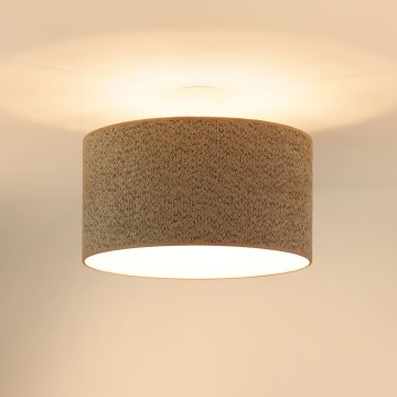 Brilagi - Κρεμαστό φωτιστικό οροφής BOUCLE ROLLER 1xE27/15W/230V διάμετρος 45 cm καφέ
