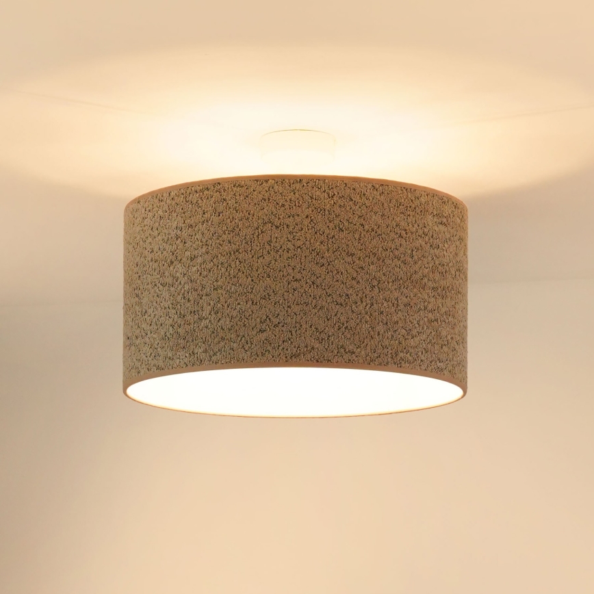 Brilagi - Κρεμαστό φωτιστικό οροφής BOUCLE ROLLER 1xE27/15W/230V διάμετρος 45 cm καφέ