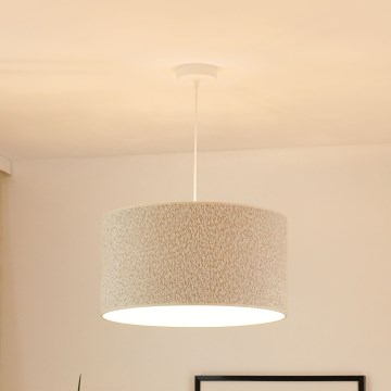 Brilagi - Κρεμαστό φωτιστικό οροφής BOUCLE ROLLER 1xE27/15W/230V διάμετρος 45 cm κρεμ