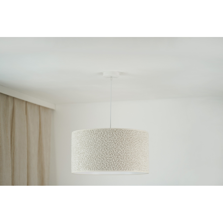 Brilagi - Κρεμαστό φωτιστικό οροφής BOUCLE ROLLER 1xE27/15W/230V διάμετρος 45 cm κρεμ