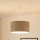 Brilagi - Κρεμαστό φωτιστικό οροφής BOUCLE ROLLER 1xE27/15W/230V διάμετρος 50 cm καφέ