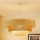 Brilagi - Κρεμαστό φωτιστικό οροφής CEDAR LUNETA 1xE27/15W/230V διάμετρος 60 cm μπεζ/καφέ/κρεμ