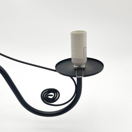 Brilagi - Κρεμαστό φωτιστικό οροφής COTTAGE 3xE14/40W/230V μαύρο/λευκό