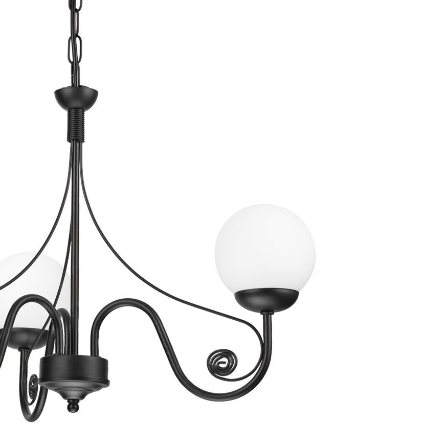 Brilagi - Κρεμαστό φωτιστικό οροφής COTTAGE 3xG9/40W/230V μαύρο/λευκό