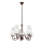Brilagi - Κρεμαστό φωτιστικό οροφής COTTAGE 5xE14/40W/230V καφέ/λευκό
