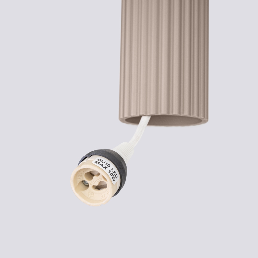 Brilagi - Κρεμαστό φωτιστικό οροφής CRESTO 1xGU10/10W/230V taupe